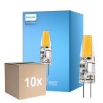 Lot 10x Philips LED Capsule CorePro G4 Claire 1.7W 200lm - 827 Blanc Très Chaud | Équivalent 20W