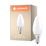 Ledvance Classic LED E14 Kaars Mat 2.5W 470lm - 827 Zeer Warm Wit | Dimbaar - Vervangt 40W