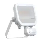 Ledvance LED Floodlight Aluminium Wit 17W 2200lm 100D - 830 Warm Wit | IP65 - Bewegings- En Lichtsensor - Symmetrisch