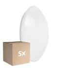 Voordeelpak 5x Ledvance Surface Circulair 350 Wit 18W 1440lm - 840 Koel Wit | IP44 - met Sensor - Vervangt 2x18W